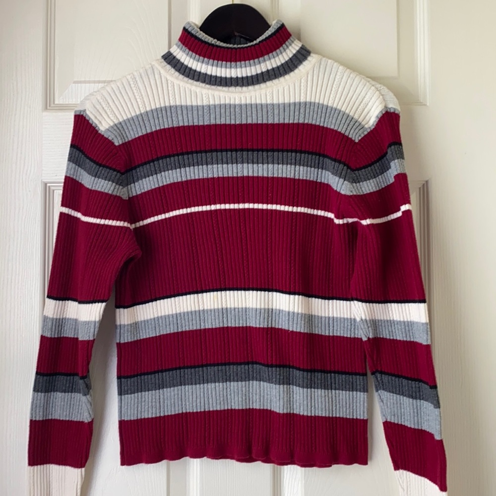LizClaiborne Petite Turtleneck Long Sleeve Sweater